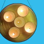 Two sections of a cell produce power - the cytosol and the mitochondria. The candles represent mitochondria, where oxygen is used and thus where aerobic metabolism occurs. The water yellow-food-colored section represents the anaerobic section of the cell called the cytosol, which does not require oxygen to produce power!